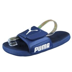 Puma Men Slide Blue Synthetic Size 8 Medium Used 2025